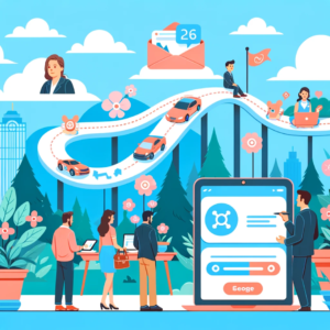 Personalized customer journey illustration for Florida marketers using Salesforce Marketing Cloud.